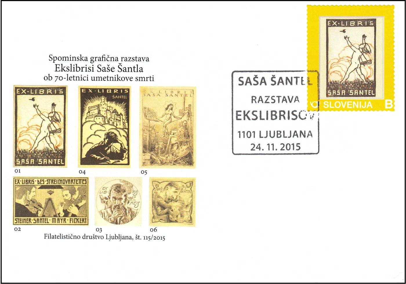 RAZSTAVA EKSLIBRISOV SAŠA ŠANTEL